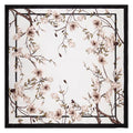 K-Elewon Large Square Scarf 43" Silk Scarf Fashion Scarves Silk Feeling Hair Wrapping Scarfs Night Sleeping Headscarf - color: Vb27
