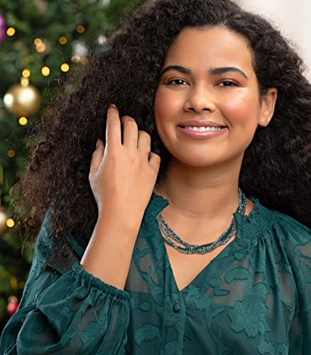 Noessla Beaded Statement Necklaces for Women Layered Chunky Bead Necklace Fashion Costume Jewelry Gifts for Mom - color: 029-Green