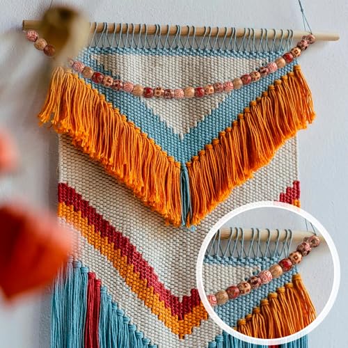 Pndeyo 50pcs Wooden Beads for Crafts, Round Large Hole Natural Wood Hair Bead, Vintage Wooden Spacer Beads for Macrame Necklace Bracelet DIY Craft Handmade Decor - color: Brown,50pcs,A Style