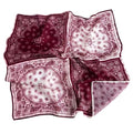 K-Elewon Women Medium Square Scarf Head Scarf Neck Scarf Hair Scarf Head Sleeping Wraps Bandana Scarfs for Women - color: V12
