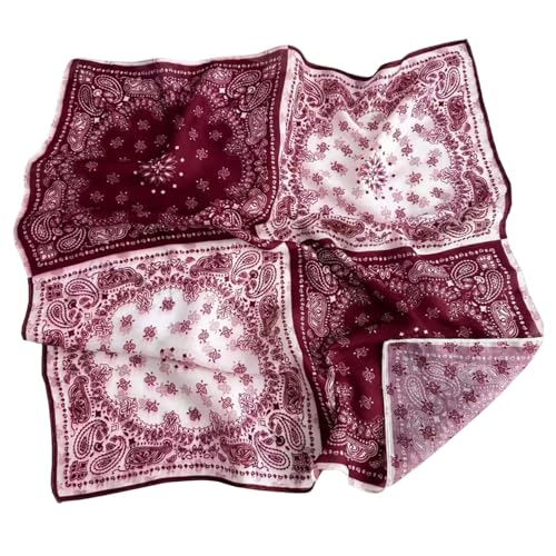 K-Elewon Women Medium Square Scarf Head Scarf Neck Scarf Hair Scarf Head Sleeping Wraps Bandana Scarfs for Women - color: V12