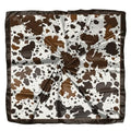 Scarf Silk Feeling Square Satin Head Hair Scarf Wrap 27.5 Inches Headwear Aesthetic Cute Decoration Women Girls - color: V-7-cowhide