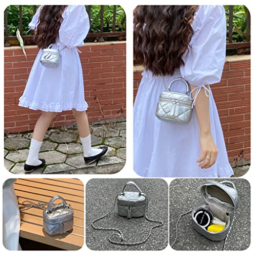 Box Bag Purse, Y2K Sourpuss Purse Cool Style Trendy Women Shoulder Crossbody Bags Fashion Girls Handbag - color: A-silver