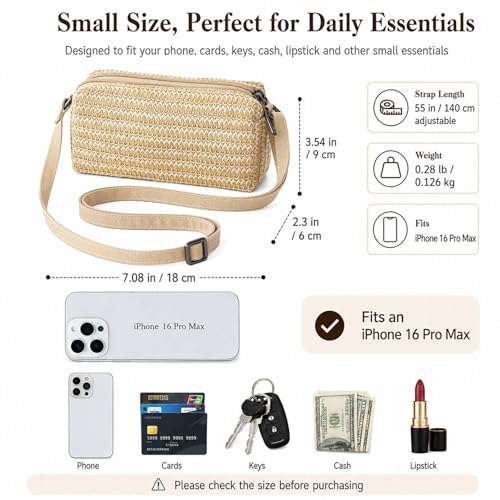 Small Crossbody Bag for Women - color: Dc-yellow-horiz