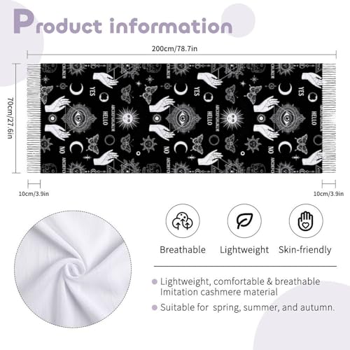 Scarfs for Women Fall Winter Scarves Shawls and Wraps for Evening Dresses - color: Design7