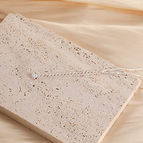 Freekiss Sterling Silver Ankle Bracelets for Women: Dainty Layered Waterproof Anklet for Women Adjustable Womens Anklet Set Stackable Figaro Beaded Cuban Link Anklets Beach Jewelry for Women - color: ANKLET-Single clasp beaded chain-SL