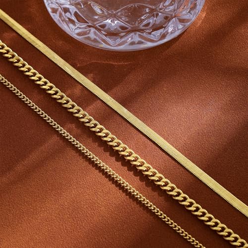 VIROMY Gold Ankle Bracelets for Women - Layered Anklets for Women Waterproof Beach Jewelry Gifts - color: Anklet G-Gold