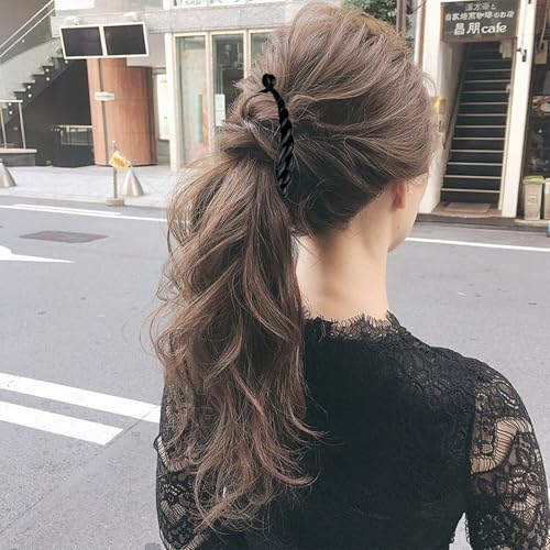 18 PCS Banana Hair Clips Classic Clincher Combs Fishtail Hair Clip Ponytail Hair Holder for Women Girls, 4 Styles