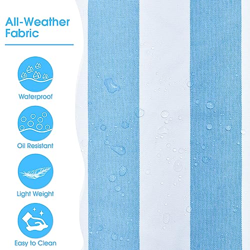 Becokan Beach Bag Large Beach Tote Bag for Women Waterproof Sandproof Swim Pool Bag With Zipper - color: Sky Blue