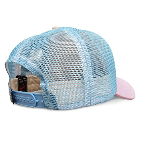 Grace Folly Beach Trucker Hats for Women- Snapback Baseball Cap for Summer - color: Classic Blue & Lavender