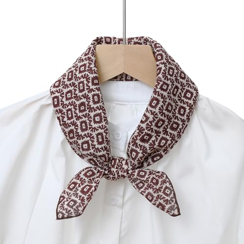 STARWHISPER Multicolored 22''x22'' Cotton Bandana for Women and Men Multi-purpose Headband Hair Scarf Protective Coverage - color: Css-s10-burgundy Matrix
