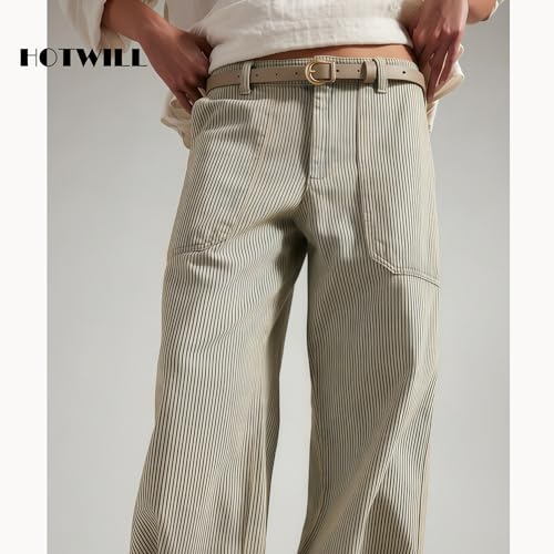 HOTWILL 4 Pack Women Skinny Belts for Jeans Dress Thin Waist Belt for Ladies - color: Gold Buckle a Black Beige Brown White, size: Small