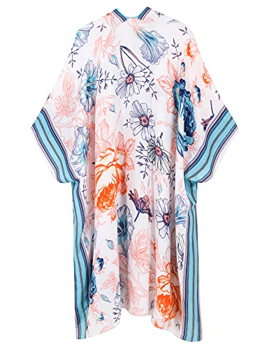 Breezy Lane Kimonos for Women Swimsuit Coverups Beach Cover Up Swimwear Cardigan Summer - color: Bright Fresh