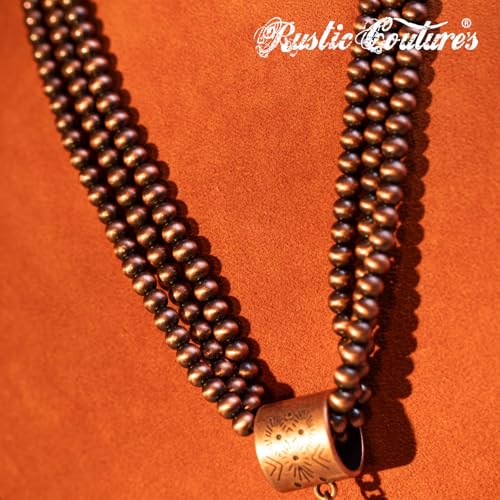 Montana West Rustic Couture's Western Jewelry Set for Women Cowgirl Vintage Western Necklace Earring - color: E-White