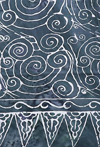 Hats Scarves & More Chemo Scarf Head Scarves for Women Cancer Headwear Headscarf Head Coverings 28 Inch Square Batik - color: Gray Swirl