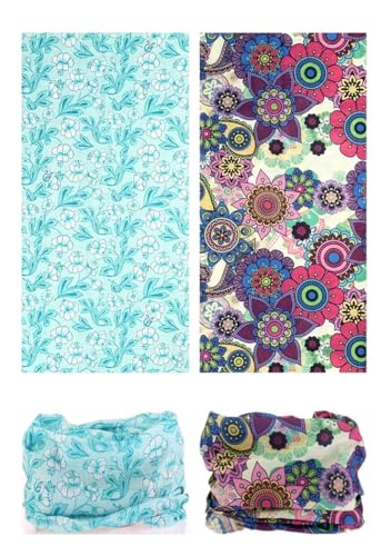 Head Wrap Headwear Headband Bandana Face Mask magic scarf for men & women - color: 6pcs. Woods