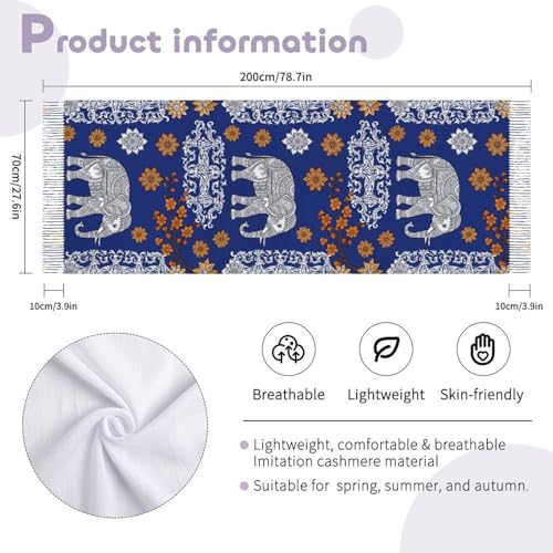 Scarfs for Women Fall Winter Scarves Shawls and Wraps for Evening Dresses - color: Design2