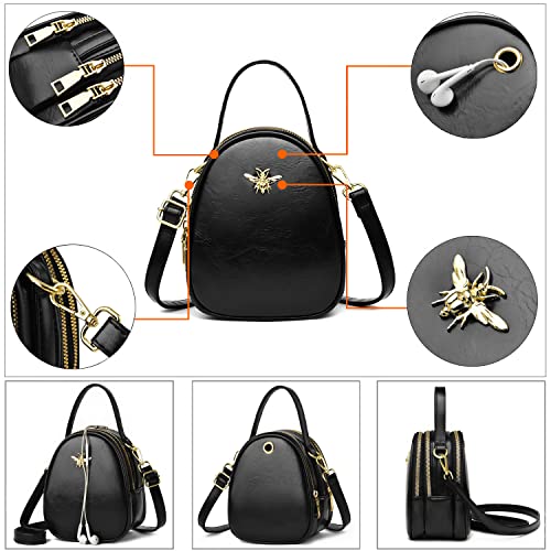 Small Crossbody Bags Shoulder Bag for Women Stylish Ladies Messenger Bags Purse and Handbags Wallet - color: 11-1-black