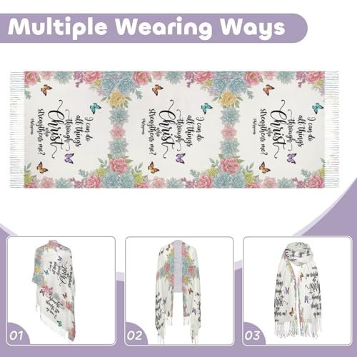 Scarfs for Women Fall Winter Scarves Shawls and Wraps for Evening Dresses - color: Design3