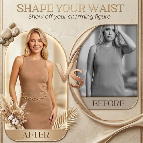 Florideco Waist Chain Belt for Women, Layered Belly Chain, Waterproof Boho Pearl Concho Cuban Body Chain, Adjustable Summer Beach Coachella Fashion Jewelry for Jeans Dresses - style: Gold Plated-Pearl Chain