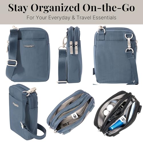 Baggallini Women's Modern Take Two Rfid Crossbody - color: Mist