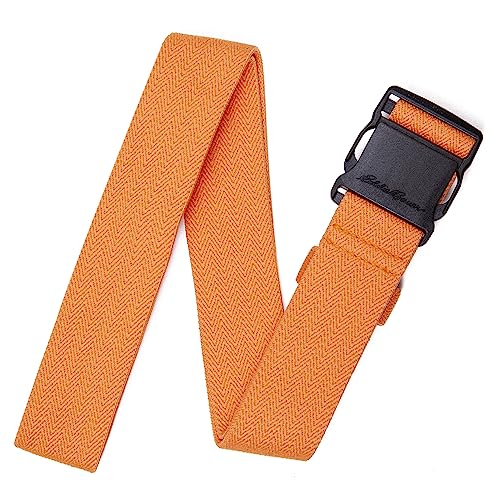 Eddie Bauer Women's Active Stretch Webbing Trail Belt With Quick Release Buckle, One Size Fits Most - color: Orange