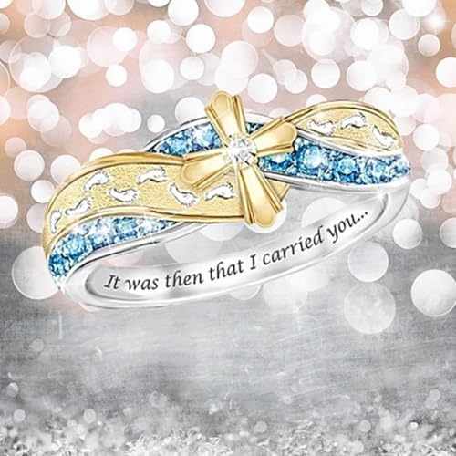 Cross Ring for Women Gold and Silver Cross Ring Rhinestone Boho Statement Fashion Jewelry Rings Anniversary Birthday Gifts for Women