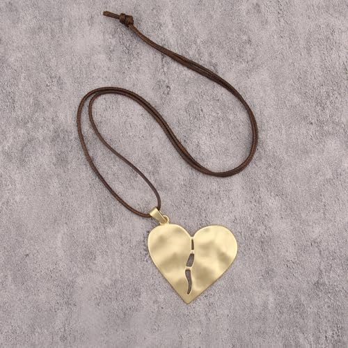 Leather Necklace for Women Vintage Boho Necklaces Black Cord Choker With Pendant Casual Chunky Leather Necklace Trendy - style: Boho Long Necklace