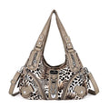 Angelkiss Hobo Purses and handbags for Women Satchel Handbag Women Purses Large Daily Shoulder Bags | Purses - color: Brown/Beige