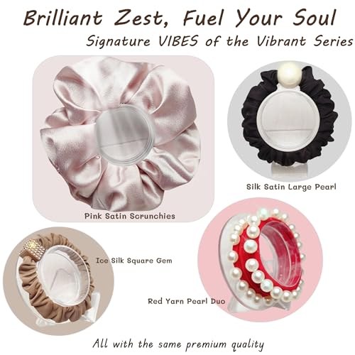 Hair Assorted Accessories Women & Girls - 31pc Fancy Ponytail Holders, Pretty Hair Ties, Decorative Scrunchies, Assorted Gift Box Set