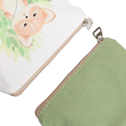 Women and Girls Cute Fashion Coin Purse Wallet Bag Change Pouch Key Holder - color: Little Squirrel