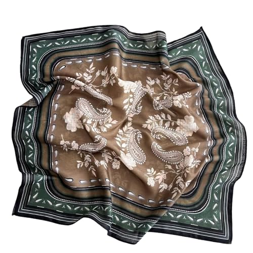 K-Elewon Women Medium Square Scarf Head Scarf Neck Scarf Hair Scarf Head Sleeping Wraps Bandana Scarfs for Women - color: V25