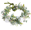 Vivivalue Boho Flower Headband Women Flower Crown Hair Wreath Floral Headpiece Halo with Ribbon Wedding Party White - color: 33