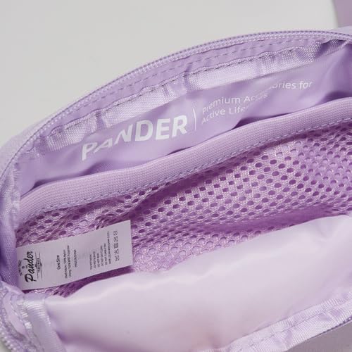 Pander Mini Belt Bag – Ultra Compact, Fits 6.7” Phone, Lipstick, Earbuds, Essentials, Small Crossbody Waist Purse, Lilac Purple - color: Lilac Purple