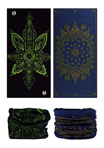 Head Wrap Headwear Headband Bandana Face Mask magic scarf for men & women - color: 12pcs. Elegance