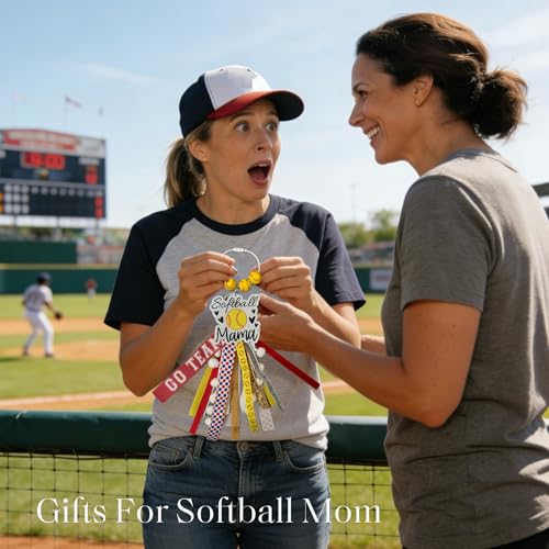 Baseball Softball Soccer Football Volleyball Sports Mom Charms for Bogg Bag Accessories Tassel Backpack Gifts - style: Softball Mom