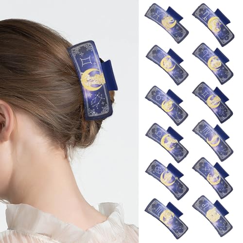 Stylish Hair Clip Fashionable Sublimation Aluminum Plate Hair Clip for Women Heat Transfer Technology Hairpin - color: PK