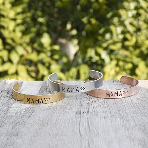 ABBECIAO Copper Cuff Bracelet Blanks for Metal Stamping and Engraving (16 Ga.) 1/4" x 6"- Pack of 6 - size: 1/4" x 6"