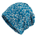 KAKU NANU Women Turban Chemo Beanies Pre Tied Caps Baggy Slouchy Headwear Sleep Scarf - color: Floral