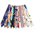 kcctoo 2/6/10Pack Scarf Bags for Women Handbag Scarfs Band Hair Neck Scarves Fashion Gifts - color: Navy Blue - 10pcs