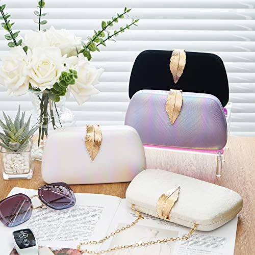 Women Clutch Bag Evening bag Fringed Evening Handbag,Lady Party Wedding Clutch Purse Chain Shoulder Cross Body Bag - color: Silver1
