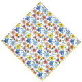 21x21 inches 100% Cotton Bandana for Women - Soft Square Scarf, Multi-Purpose Head Covering, Hair Bandana - color: P14-summer Florals