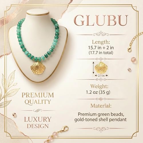 Chunky Beaded Starfish Shell Necklace for Women Colorful Boho Summer Chain Choker Beach Necklace with Acrylic Beads Trendy Chunky Jewelry Gifts - color: XL005B-02