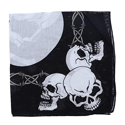 Motique Accessories Skull Bandana - color: Large Skulls