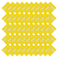 50 Pcs Bandanas Bulk Large Bandana Headband Paisley Cowboy Bandana Scarf Handkerchief for Women Men - color: Yellow