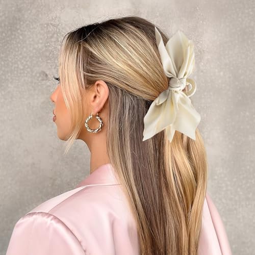 Bow Claw Hair Clips 4PCS Big Hair Bows for Women Butterfly Styling Large Hair Clips for Thin Thick Curly Hair Hair Accessories for Girls Teen Gifts for Ladies - color: 4PC