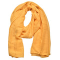 woogwin Women's Cotton Scarves Lady Light Soft Fashion Solid Scarf Wrap Shawl - color: Ginger