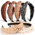 DiyJibb Headbands for Women Girls - 6PCS Stylish Top Knotted Headbands - Knotted Headband for Women - Head Bands Wide Hairband Hair Accessories - color: Love-01