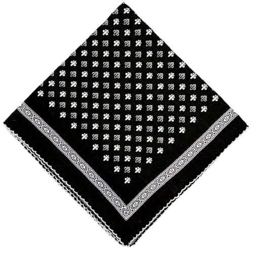 21x21 inches 100% Cotton Bandana for Women - Soft Square Scarf, Multi-Purpose Head Covering, Hair Bandana - color: P11-anchors