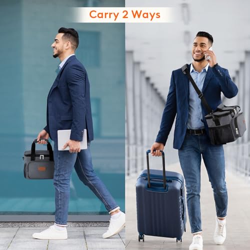Lifewit Medium Lunch Bag, Insulated Lunch Box, Soft Cooler Cooling Tote for Adult Men Women, Dark Gray 12-Can (9L) - color: Dark Gray, size: Medium(9L)